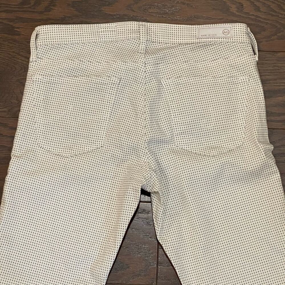 AG Adriano Goldschmied Jeans White - Gray The Leggings Ankle Size 27 - Picture 3 of 10